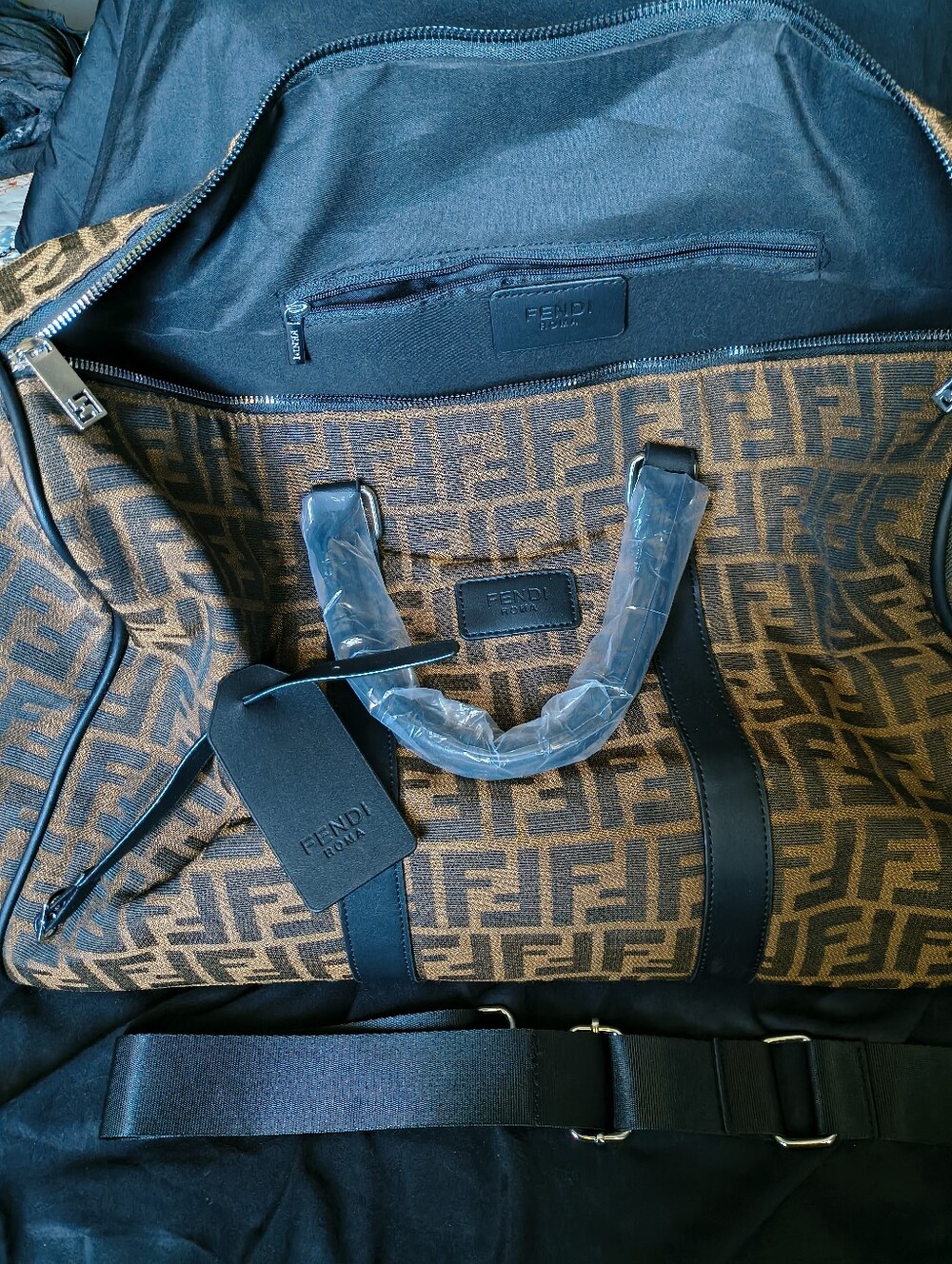 Monogram Weekender with Oval Vanity Crossbody
